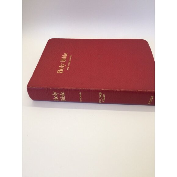 Holy Bible Dictionary Red Letter Edition Jesus King James Version KJV World - Picture 9 of 16